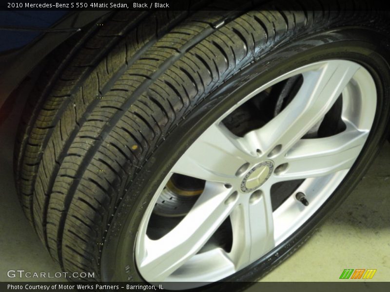 Black / Black 2010 Mercedes-Benz S 550 4Matic Sedan