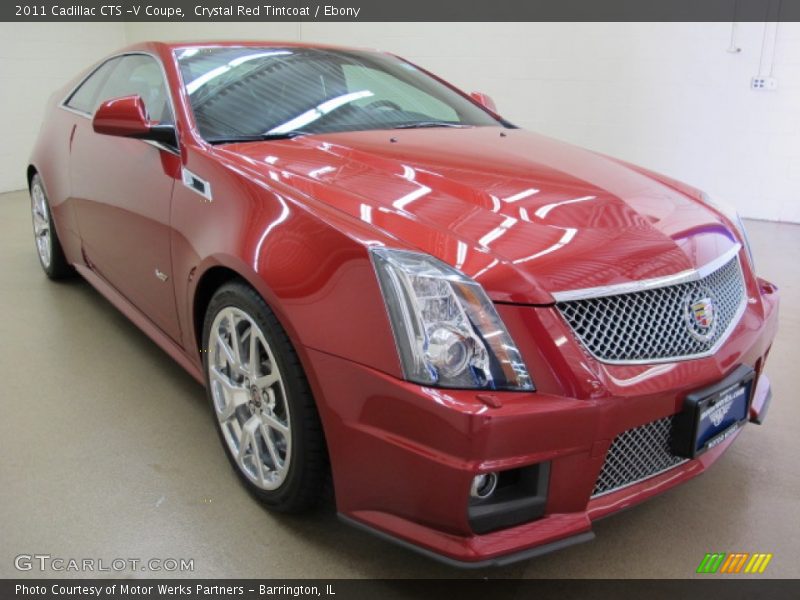 Crystal Red Tintcoat / Ebony 2011 Cadillac CTS -V Coupe