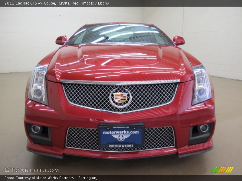 Crystal Red Tintcoat / Ebony 2011 Cadillac CTS -V Coupe