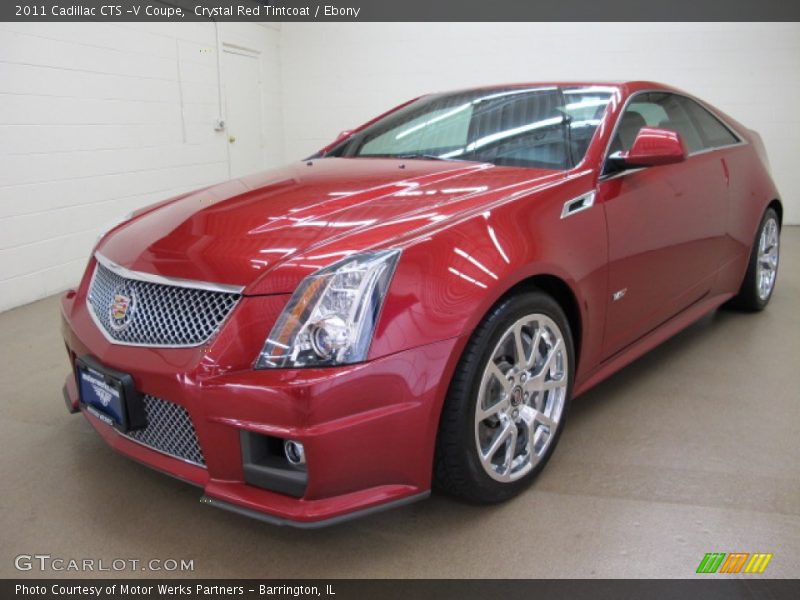 Crystal Red Tintcoat / Ebony 2011 Cadillac CTS -V Coupe