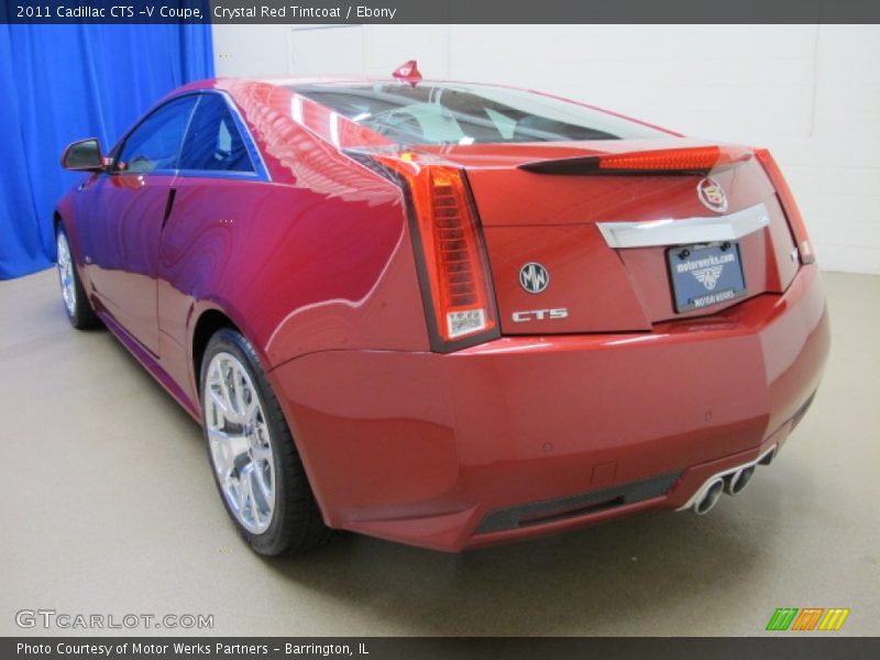 Crystal Red Tintcoat / Ebony 2011 Cadillac CTS -V Coupe