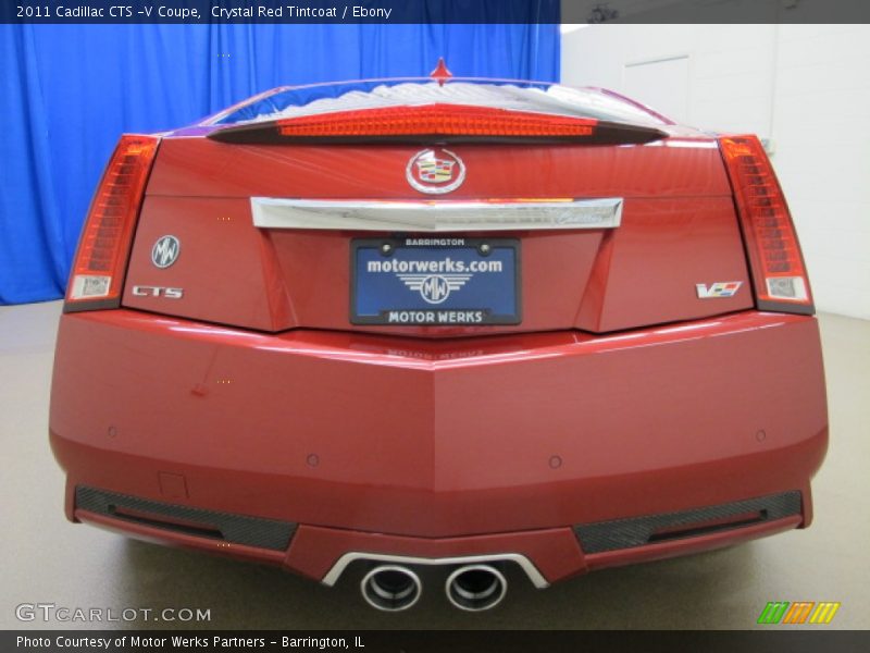 Crystal Red Tintcoat / Ebony 2011 Cadillac CTS -V Coupe