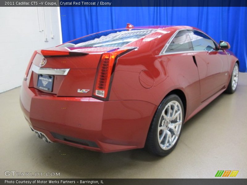 Crystal Red Tintcoat / Ebony 2011 Cadillac CTS -V Coupe