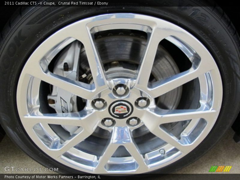 Crystal Red Tintcoat / Ebony 2011 Cadillac CTS -V Coupe