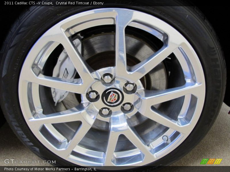 Crystal Red Tintcoat / Ebony 2011 Cadillac CTS -V Coupe