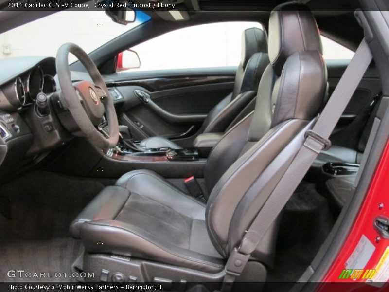 Front Seat of 2011 CTS -V Coupe