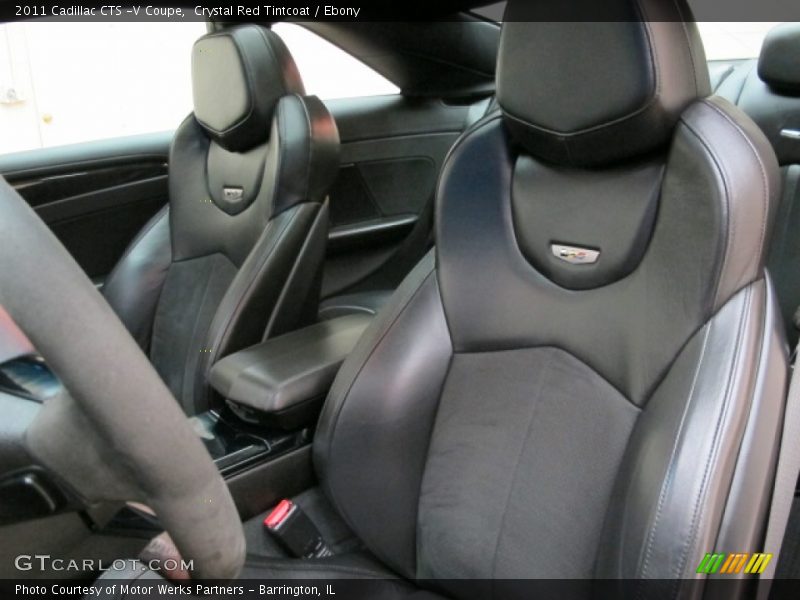 Crystal Red Tintcoat / Ebony 2011 Cadillac CTS -V Coupe