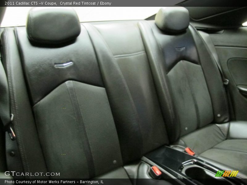Rear Seat of 2011 CTS -V Coupe