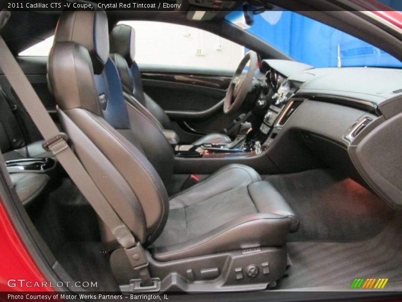 Crystal Red Tintcoat / Ebony 2011 Cadillac CTS -V Coupe