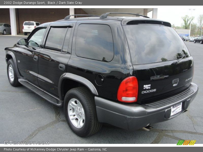 Black / Dark Slate Gray 2002 Dodge Durango Sport