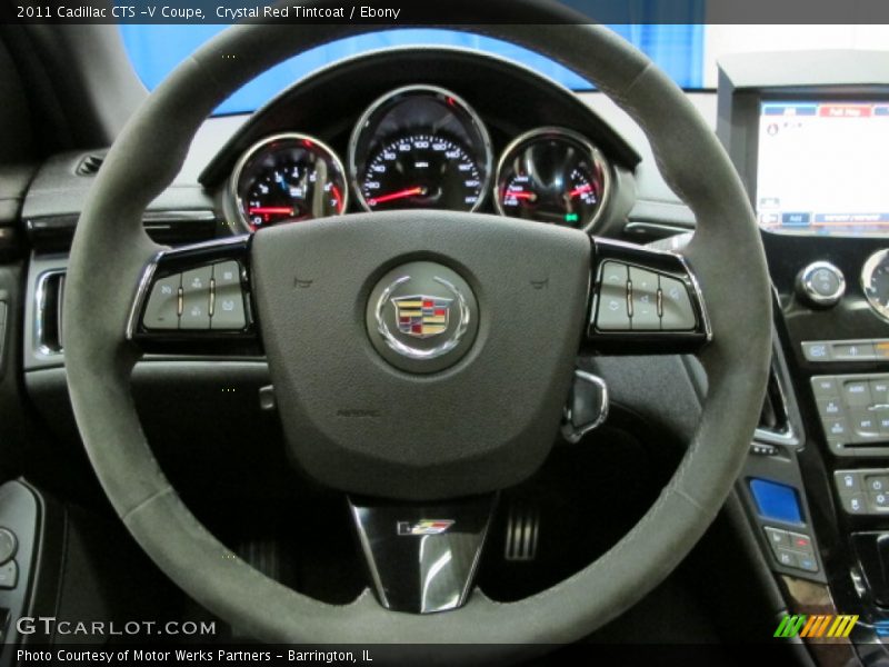 Crystal Red Tintcoat / Ebony 2011 Cadillac CTS -V Coupe