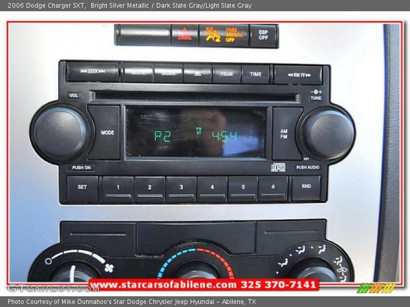 Bright Silver Metallic / Dark Slate Gray/Light Slate Gray 2006 Dodge Charger SXT