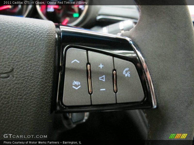 Controls of 2011 CTS -V Coupe