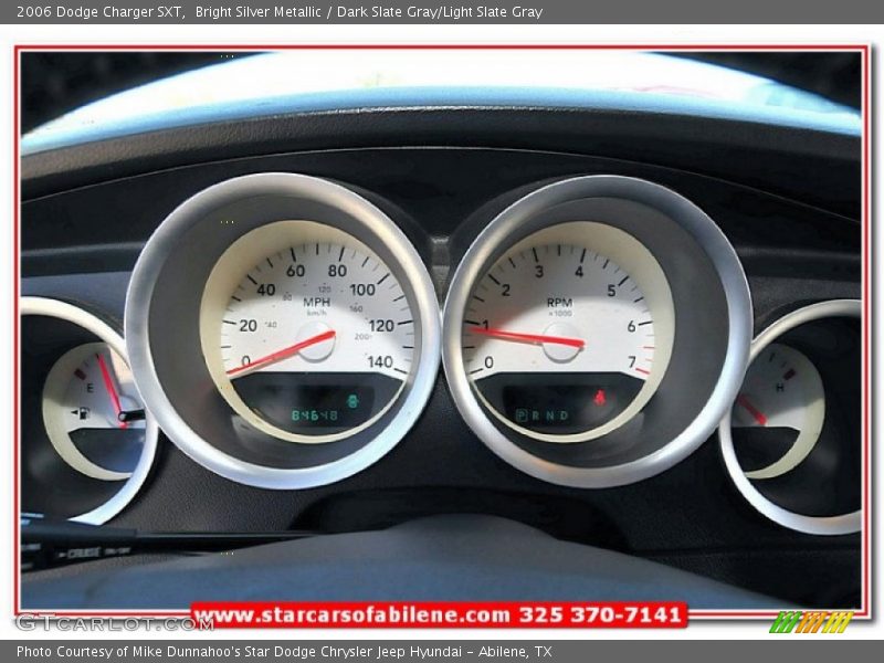 Bright Silver Metallic / Dark Slate Gray/Light Slate Gray 2006 Dodge Charger SXT