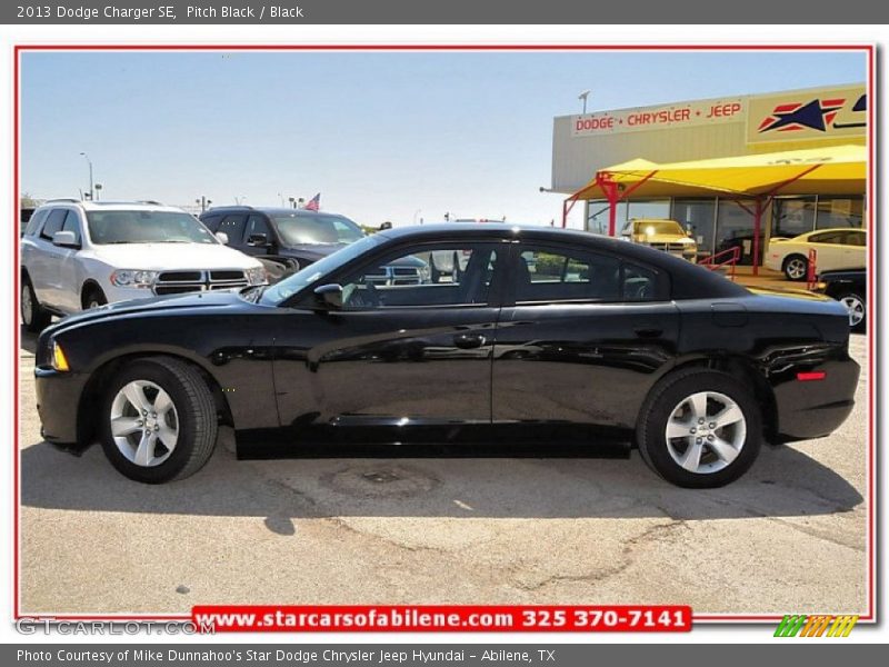Pitch Black / Black 2013 Dodge Charger SE