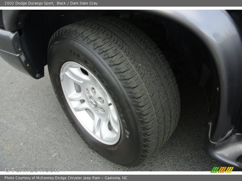 Black / Dark Slate Gray 2002 Dodge Durango Sport