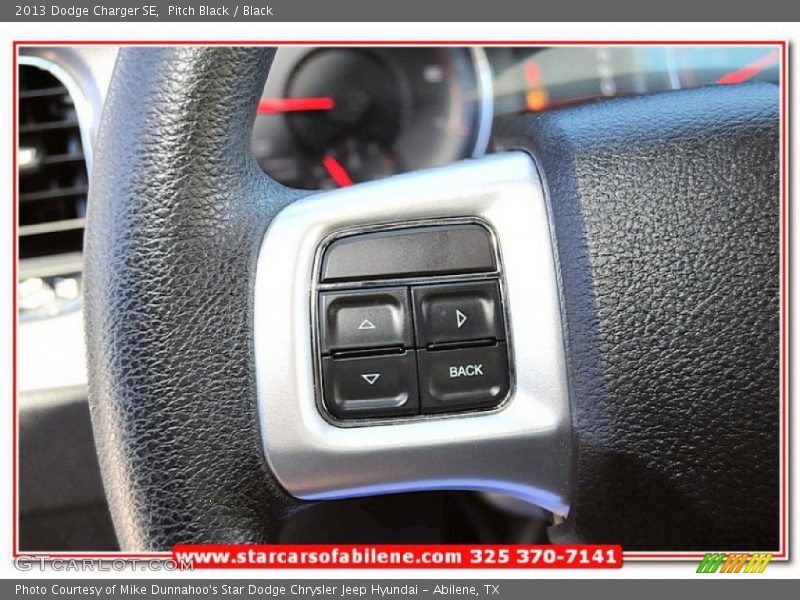 Pitch Black / Black 2013 Dodge Charger SE