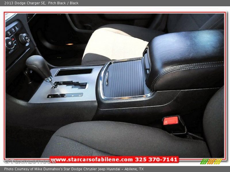 Pitch Black / Black 2013 Dodge Charger SE