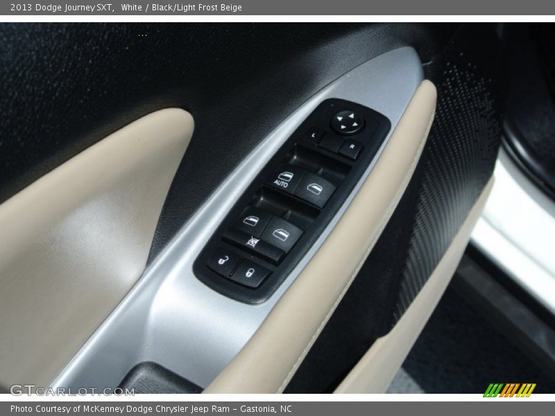 White / Black/Light Frost Beige 2013 Dodge Journey SXT