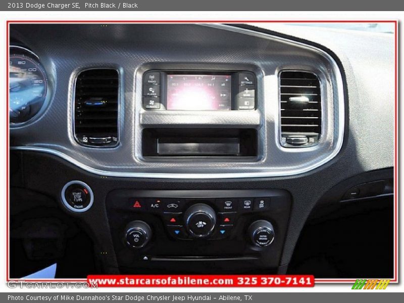 Pitch Black / Black 2013 Dodge Charger SE