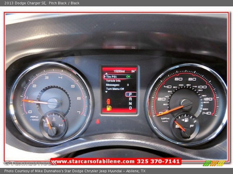 Pitch Black / Black 2013 Dodge Charger SE