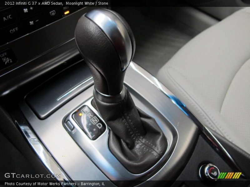  2012 G 37 x AWD Sedan 7 Speed Automatic Shifter