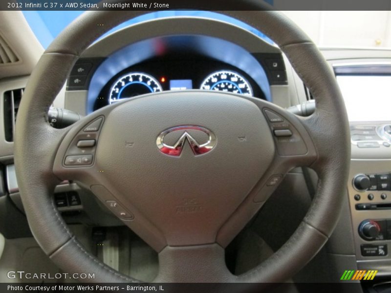 2012 G 37 x AWD Sedan Steering Wheel