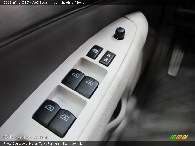 Moonlight White / Stone 2012 Infiniti G 37 x AWD Sedan