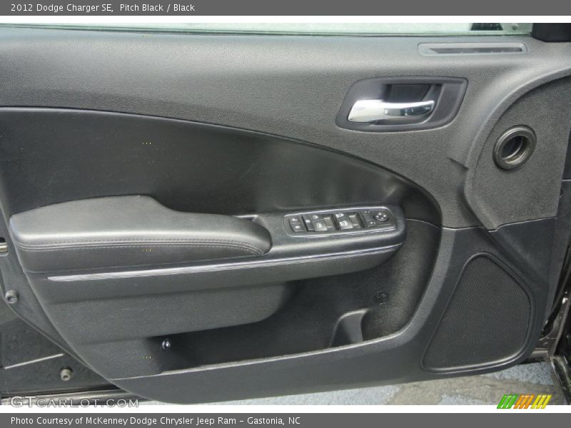 Pitch Black / Black 2012 Dodge Charger SE