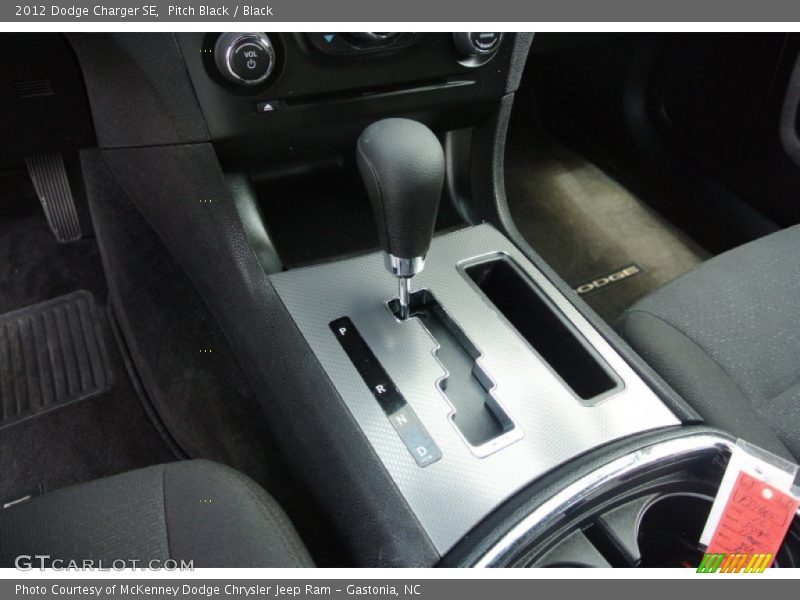 Pitch Black / Black 2012 Dodge Charger SE