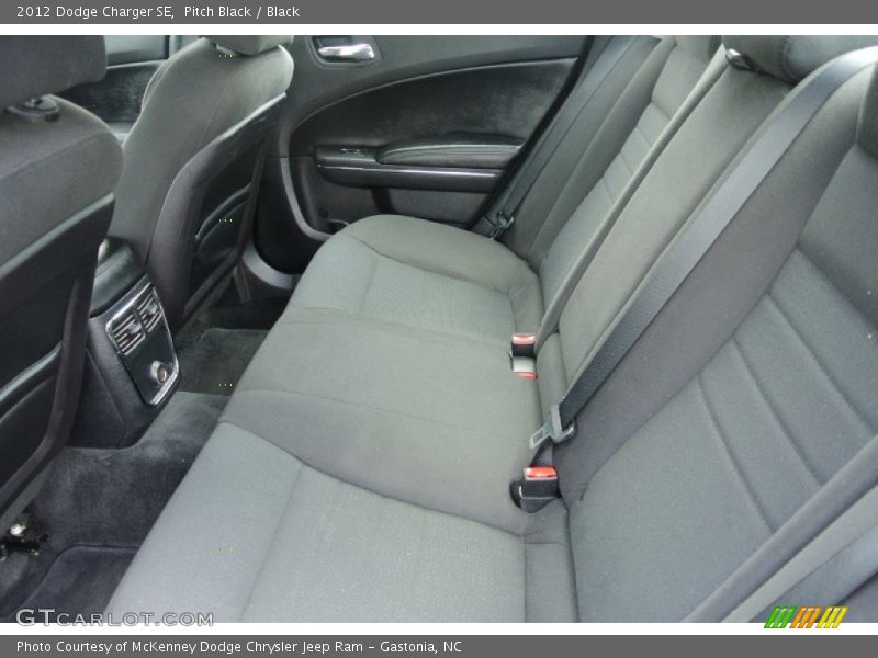 Pitch Black / Black 2012 Dodge Charger SE