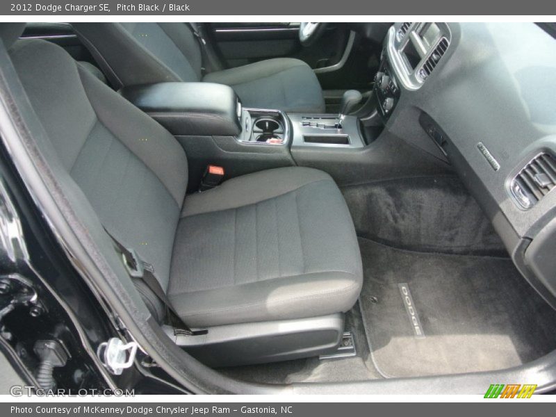 Pitch Black / Black 2012 Dodge Charger SE
