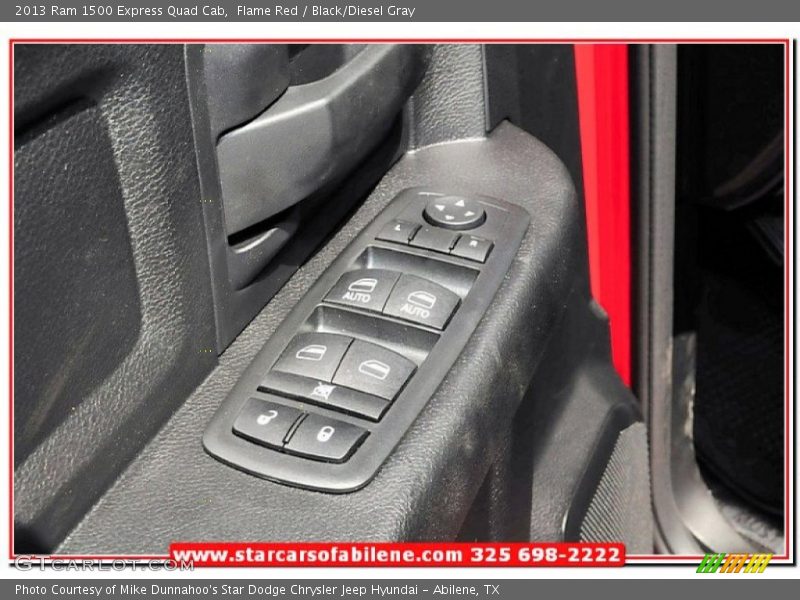 Flame Red / Black/Diesel Gray 2013 Ram 1500 Express Quad Cab