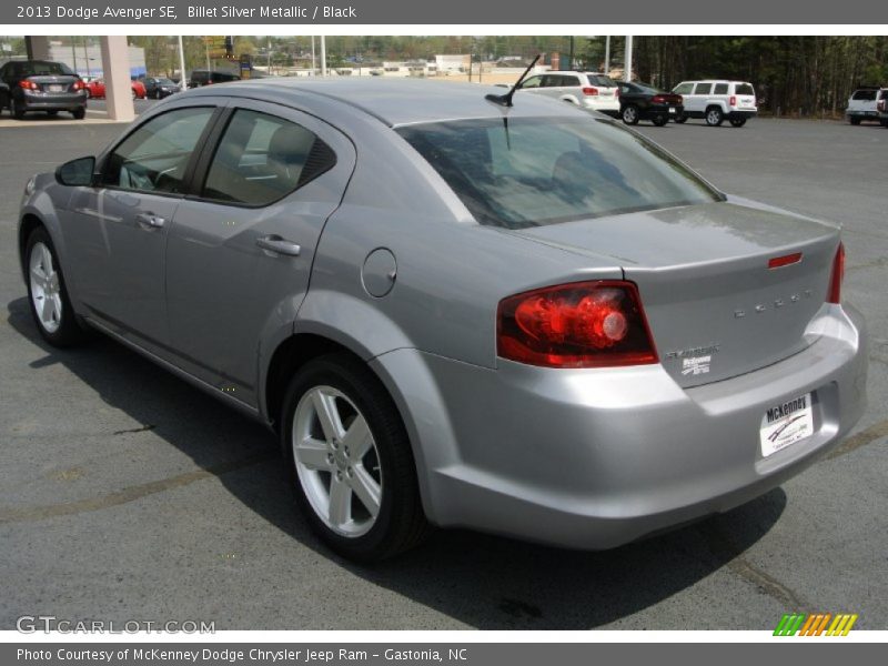 Billet Silver Metallic / Black 2013 Dodge Avenger SE