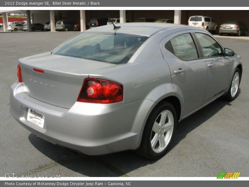 Billet Silver Metallic / Black 2013 Dodge Avenger SE