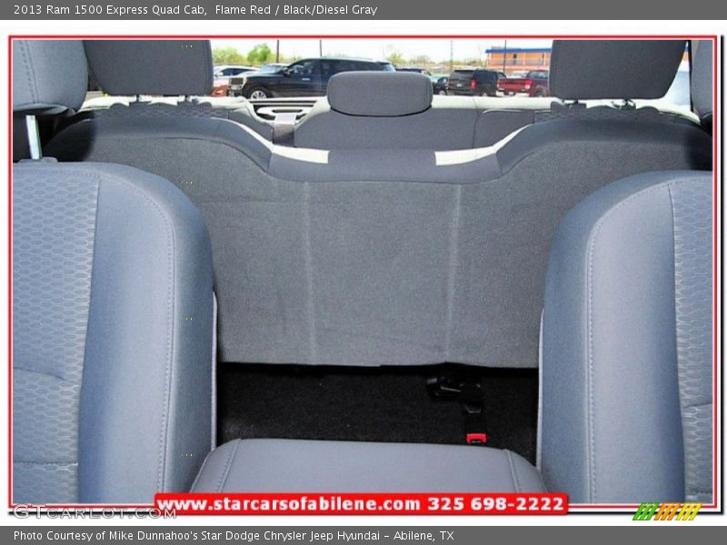 Flame Red / Black/Diesel Gray 2013 Ram 1500 Express Quad Cab