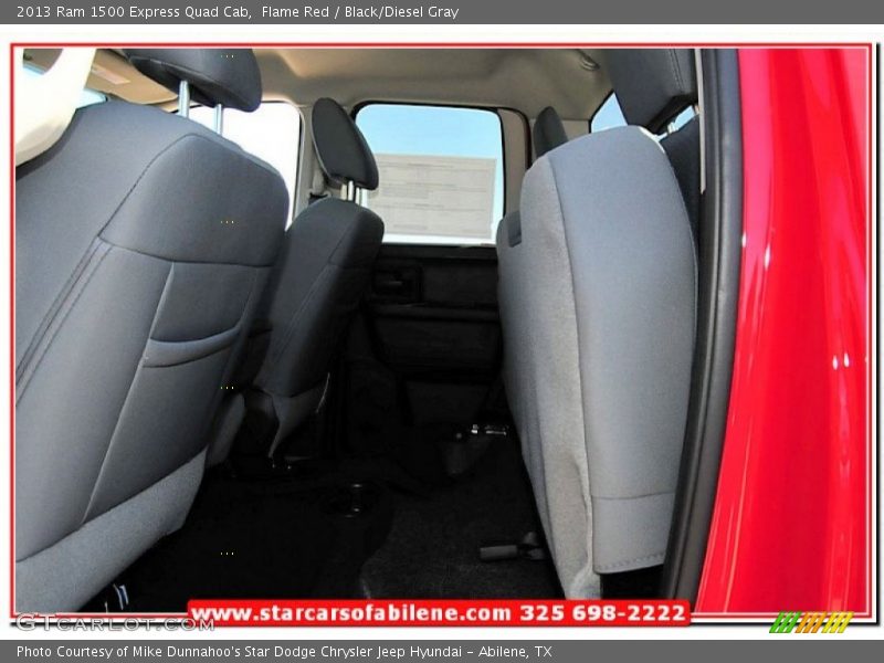 Flame Red / Black/Diesel Gray 2013 Ram 1500 Express Quad Cab