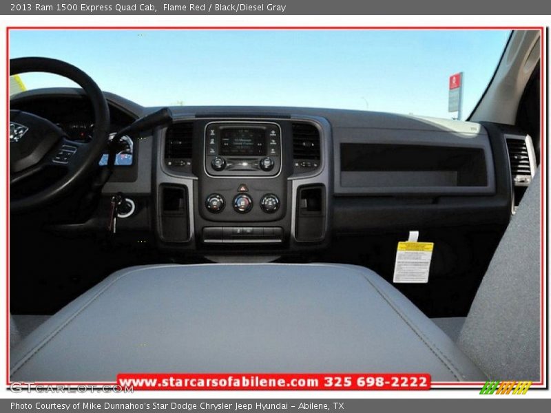Flame Red / Black/Diesel Gray 2013 Ram 1500 Express Quad Cab