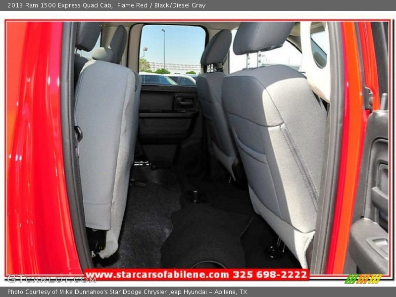 Flame Red / Black/Diesel Gray 2013 Ram 1500 Express Quad Cab