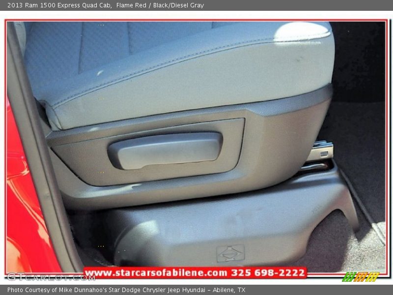 Flame Red / Black/Diesel Gray 2013 Ram 1500 Express Quad Cab