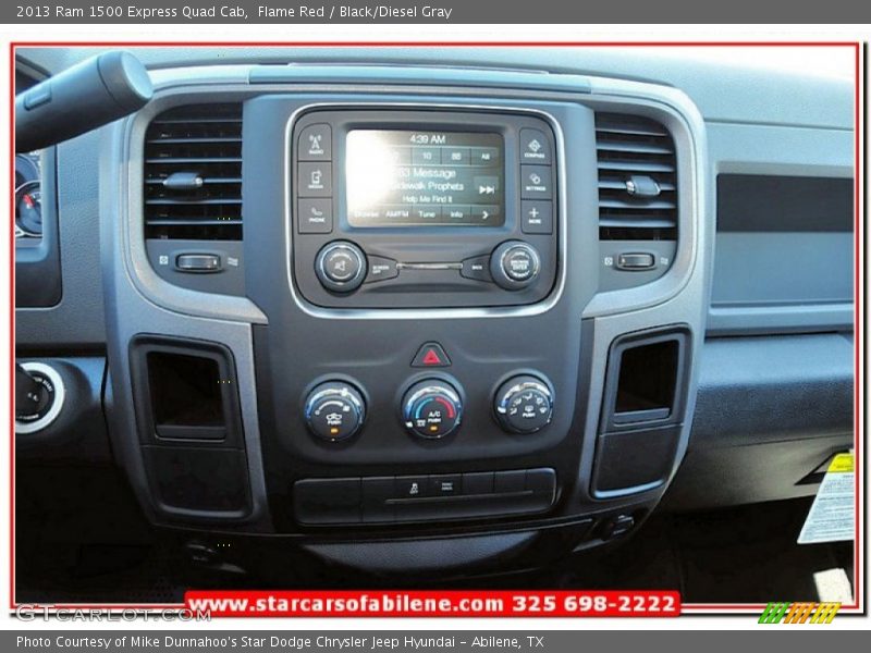 Flame Red / Black/Diesel Gray 2013 Ram 1500 Express Quad Cab