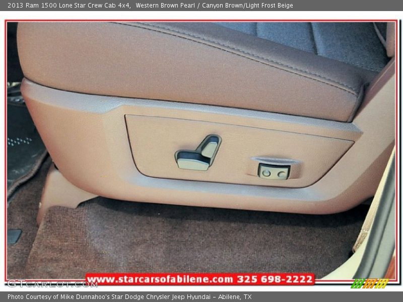 Western Brown Pearl / Canyon Brown/Light Frost Beige 2013 Ram 1500 Lone Star Crew Cab 4x4