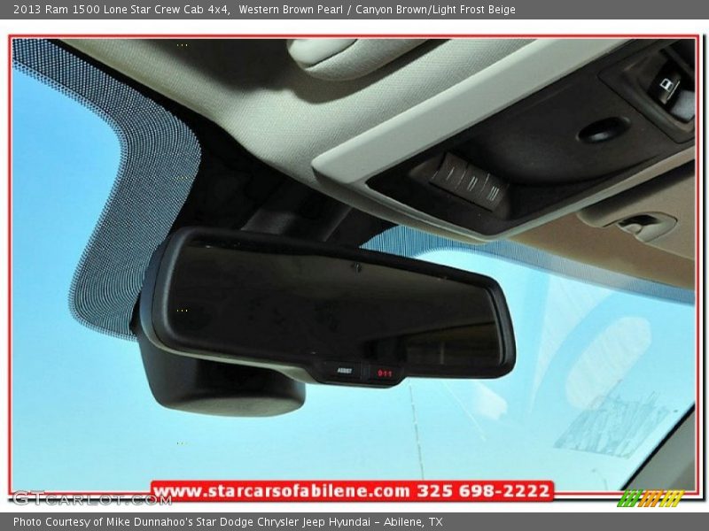Western Brown Pearl / Canyon Brown/Light Frost Beige 2013 Ram 1500 Lone Star Crew Cab 4x4