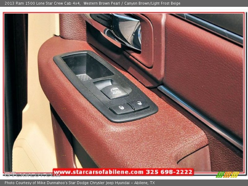 Western Brown Pearl / Canyon Brown/Light Frost Beige 2013 Ram 1500 Lone Star Crew Cab 4x4