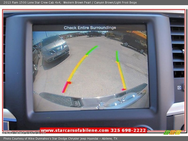 Western Brown Pearl / Canyon Brown/Light Frost Beige 2013 Ram 1500 Lone Star Crew Cab 4x4