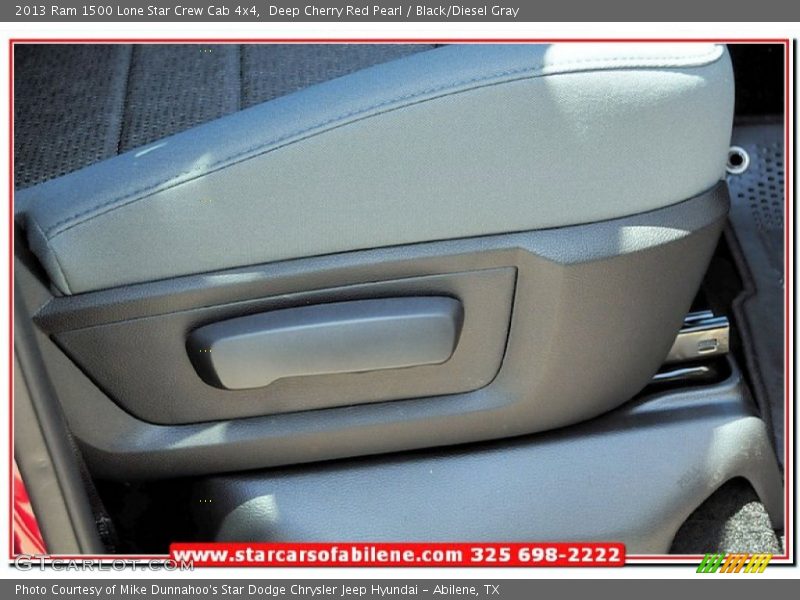 Deep Cherry Red Pearl / Black/Diesel Gray 2013 Ram 1500 Lone Star Crew Cab 4x4