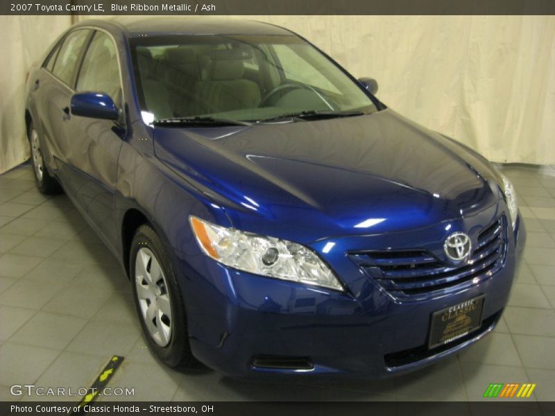 Blue Ribbon Metallic / Ash 2007 Toyota Camry LE