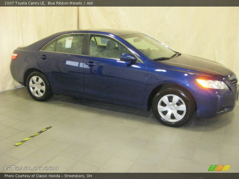 Blue Ribbon Metallic / Ash 2007 Toyota Camry LE