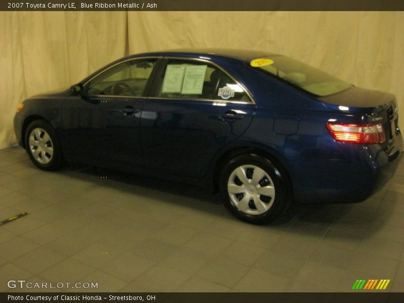 Blue Ribbon Metallic / Ash 2007 Toyota Camry LE