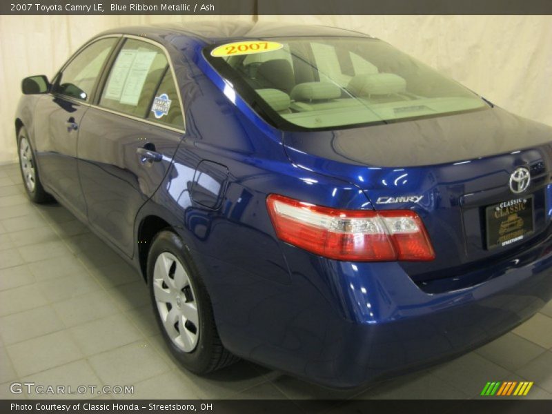 Blue Ribbon Metallic / Ash 2007 Toyota Camry LE